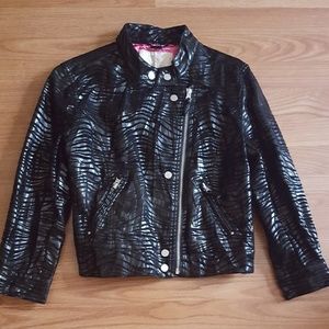 Faux leather jacket